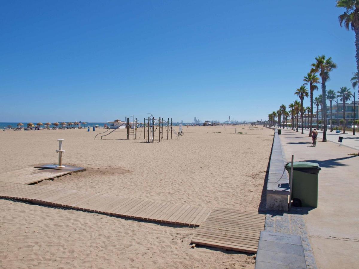 Apartup Patacona Surfing Beach Valencia Buitenkant foto